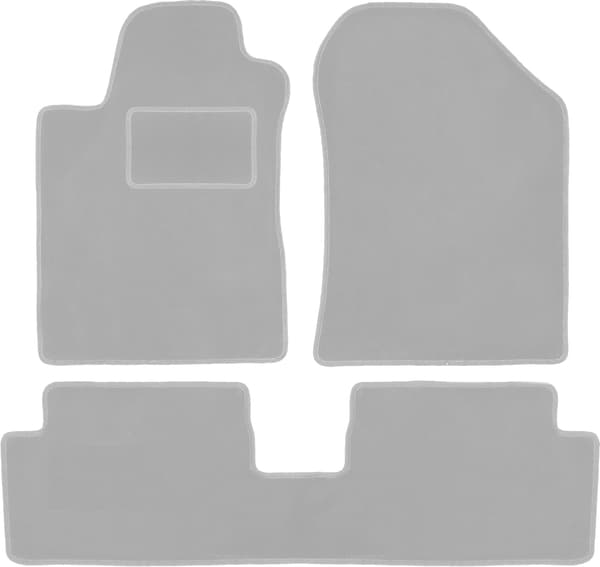 Grå bilmåtter til: Toyota Corolla Verso II minivan (2004-2009)