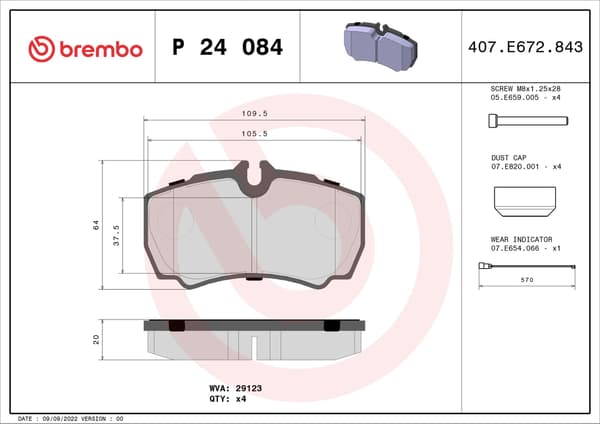 SKINKEKLODSER FORD TRANSIT 06> BAG