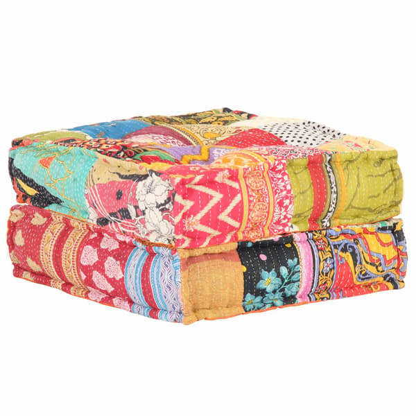 vidaXL puf, 60x70x36 cm, patchwork, stof