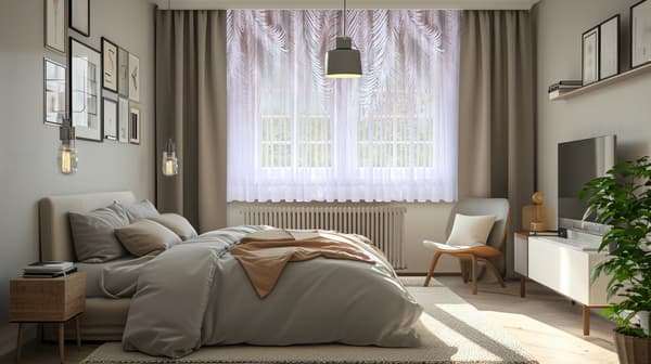 Gardin på tape print 192