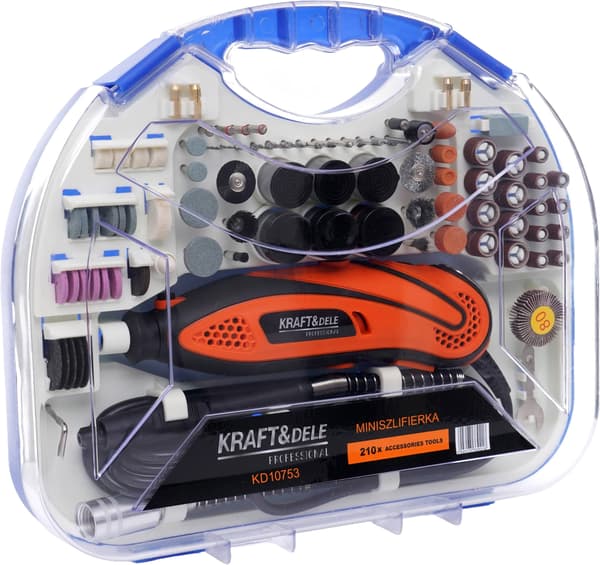 Mini-kværn 270W + tilbehør 210 stk. KD10753