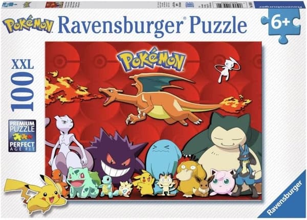 XXL Pussel 100 Pokémon