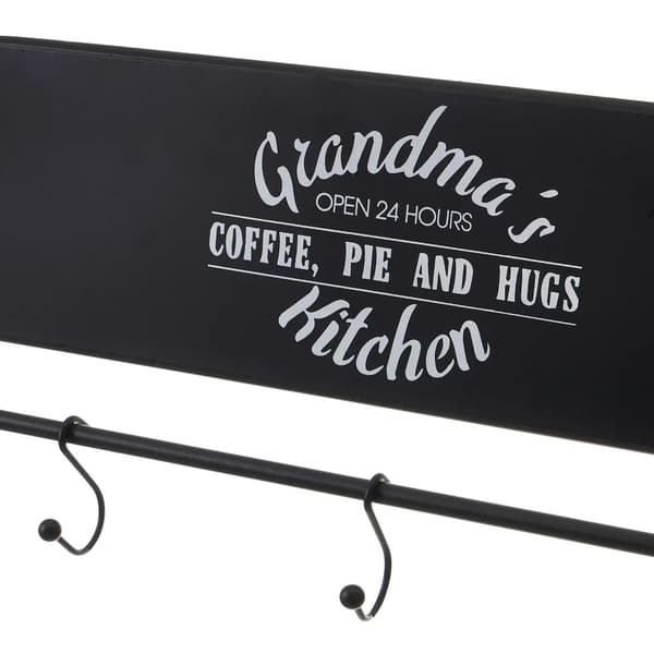 Väggorganisatör för kök i loftstil, 61 cm