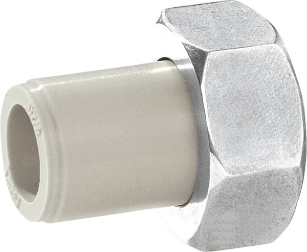 Halvskrueforbindelse med flad pakning PP-R GW - 20 G3/4"