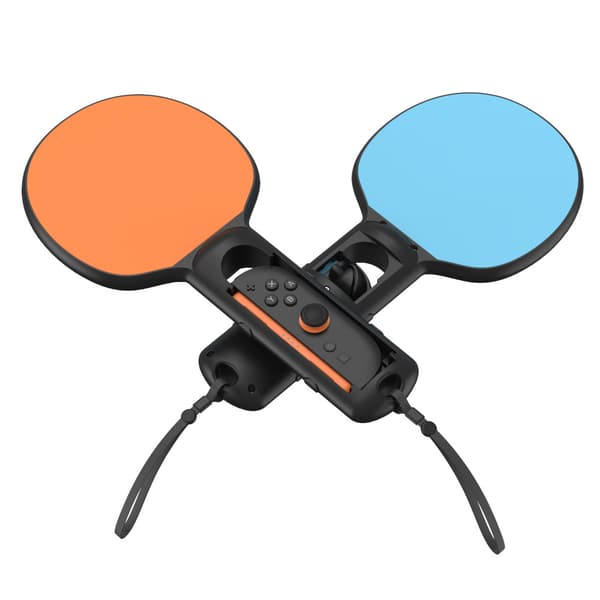 Yaxo Joy-Con baseball SET holder til NS/NS2 Inferno Orange & Hydro Blue