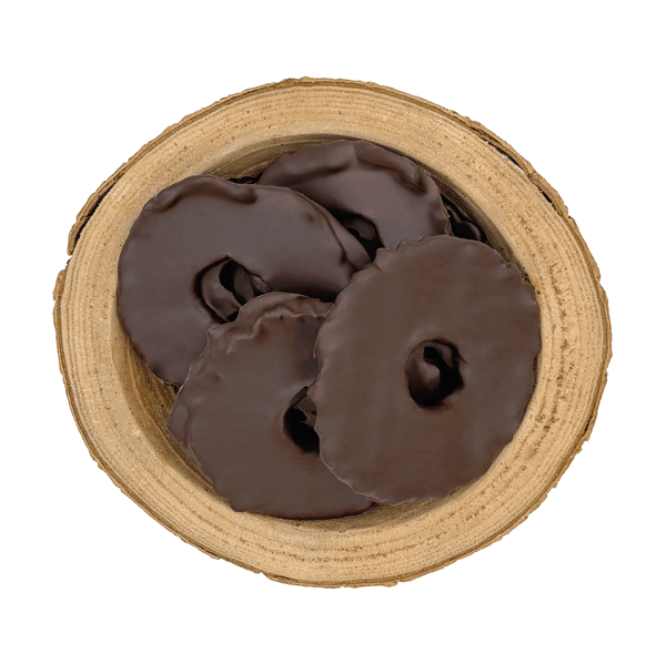 Tørret ananas i mørk chokolade 500 g