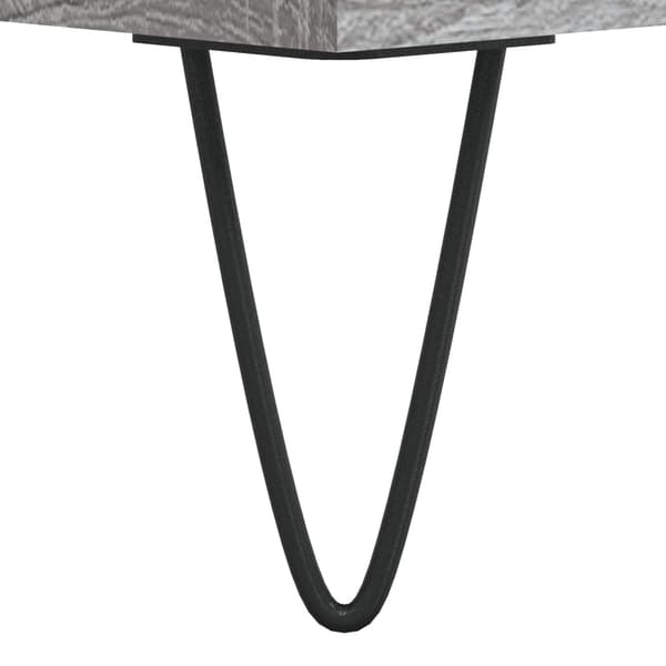 vidaXL kommode, grå Sonoma-eg, 40x35x70 cm, træbaseret materiale