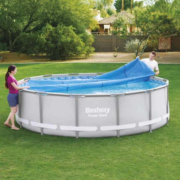 Bestway Flowclear solcellebassinoverdækning, 427 cm