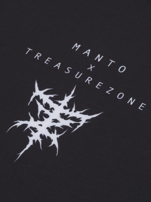 MANTO Rashguard Kortærmet TRASURE ZONE Sort L