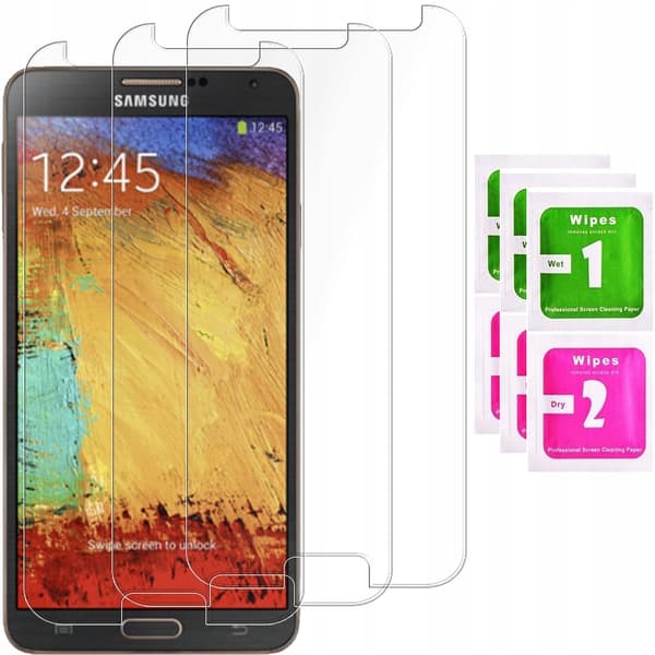 3x Hærdet glas til Samsung Galaxy Note 3 | 3-pak