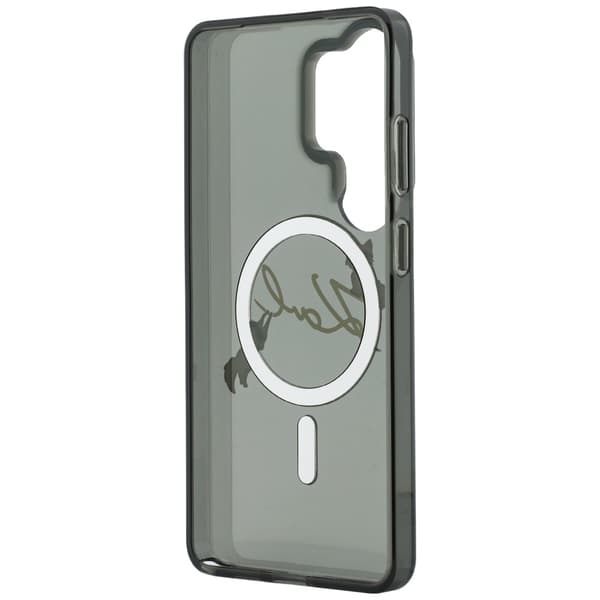 Karl Lagerfeld IML KC Script MagSafe-etui til Samsung Galaxy S26 Ultra, sort