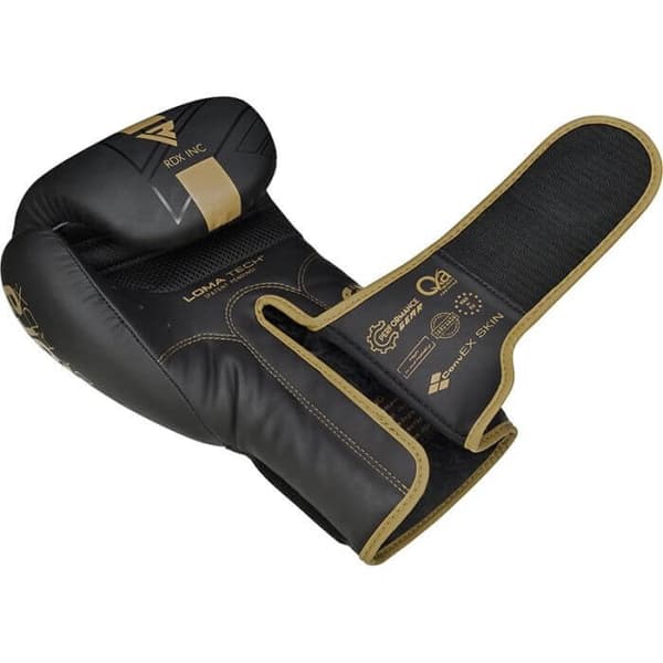 RDX F6 Boksehandsker Sort/Guld 8OZ