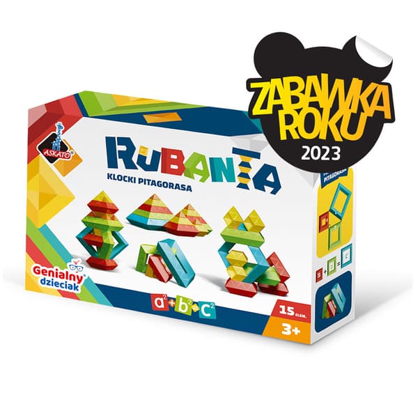 Pythagoras-palikoita 15 kpl. Rubanta.