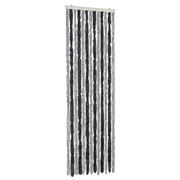 vidaXL Hyttysverkko harmaa/musta 56x185 cm Chenille