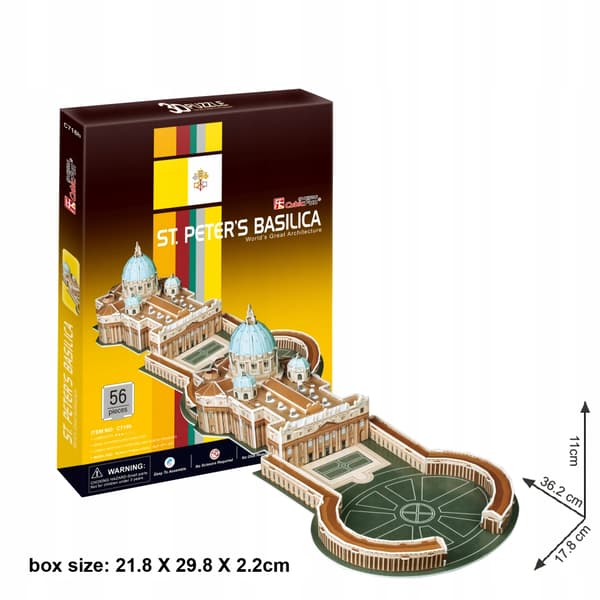 3D-PUSSEL SANKT PETERSBASILIKAN 2446