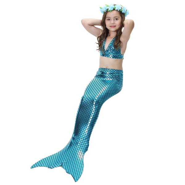 MASTER Ariel sjöjungfrukostym och baddräkt - 150 cm