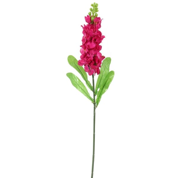 En gren af ​​kunstig gillyflower, lyserød, 55 cm