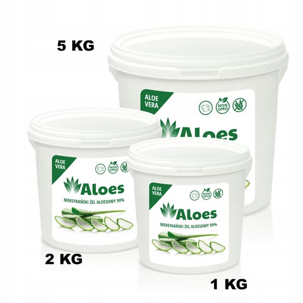 Aloe vera kosmetisk gel 5 kg