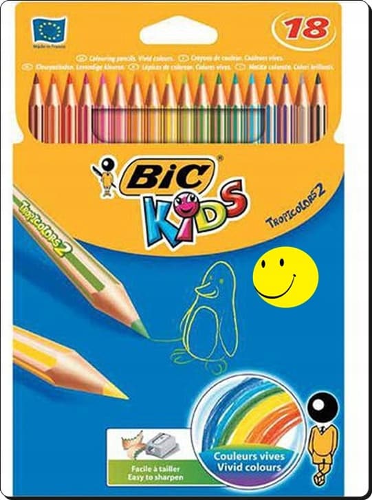 BIC farveblyanter 18 farver Tropicolors2 0097