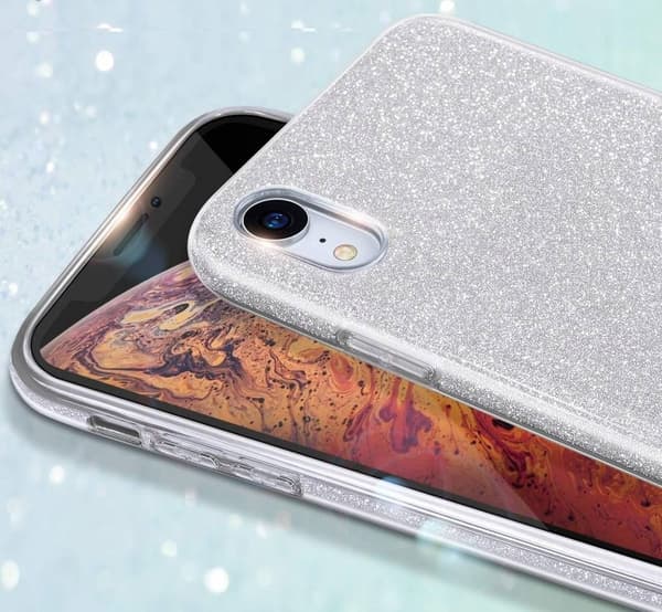 GLITTER SØLV OVERLAY GLITTER SHINE ETUI TIL SAMSUNG A34 5G+ GLAS