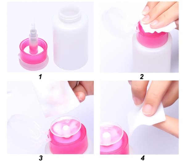 Kosmetikvæskedispenser med pumpe 150ml Farveløs