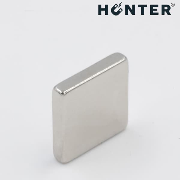 NEODYMMAGNET 10x10x2 mm STARK PLÅT Stång, Rektangulär, HUNTER