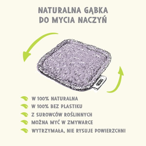 GreenAware växtbaserad luffa disksvamp 1 styck