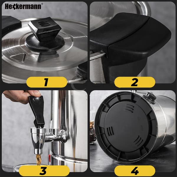 Heckermann 15L vattenkokare