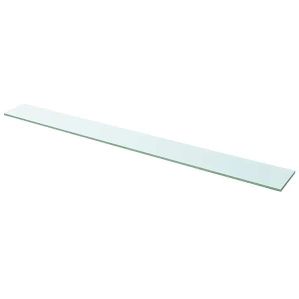 vidaXL klart glaspanel 110x12 cm