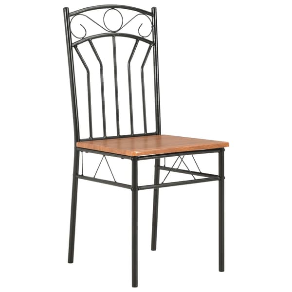 vidaXL spisebordsstole, sæt med 6, brun, MDF