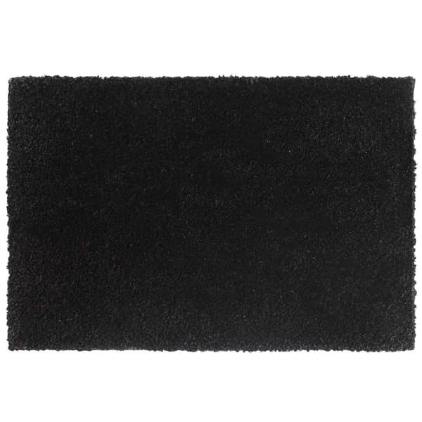 vidaXL dørmåtter, 2 stk., sorte, 40x60 cm, kokosfiber
