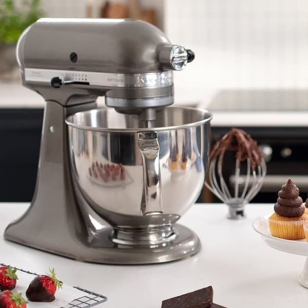 KitchenAid Artisan 5KSM175 4,8L Mixer KitchenAid Farve: Sølv Ask