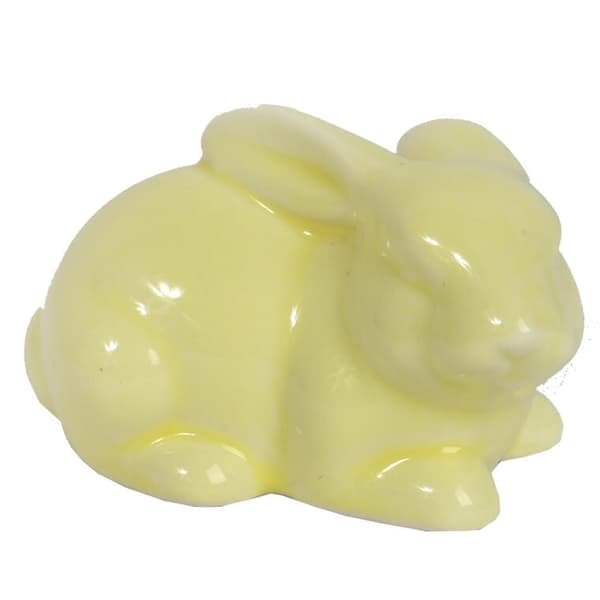 KERAMISK KANINFIGUR GRØN 7CM