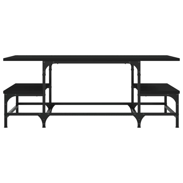 vidaXL sofabord, sort, 100x50,5x40 cm, træbaseret materiale