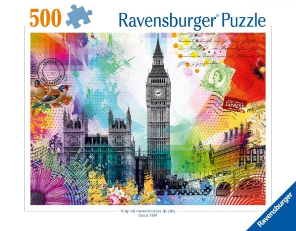 2D-pussel: London 500 bitar