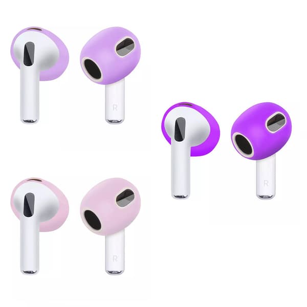Apple AirPods 3 ørepropper, 3 par, lilla
