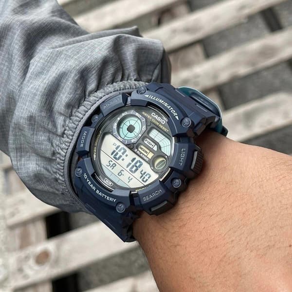 Herreklocka CASIO Digital Månfas WS-1500H-2AVEF + Låda