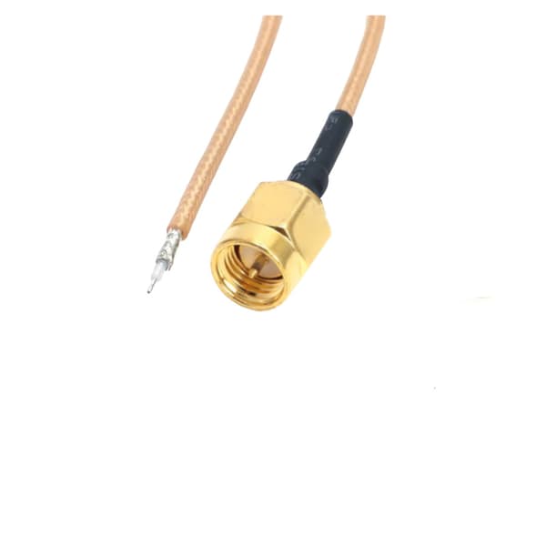 Pigtail SMA-stik 30cm RG178 / TIL lodning