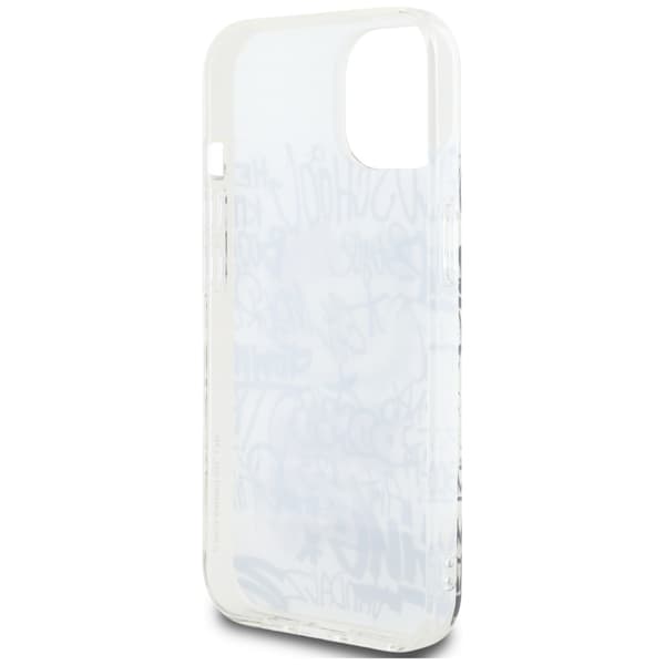 Hello Kitty IML Kitty On Bricks Graffiti-cover til iPhone 15, hvid