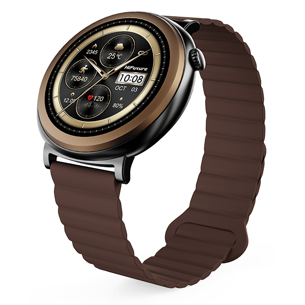 HiFuture Aurora Smartklocka Brun