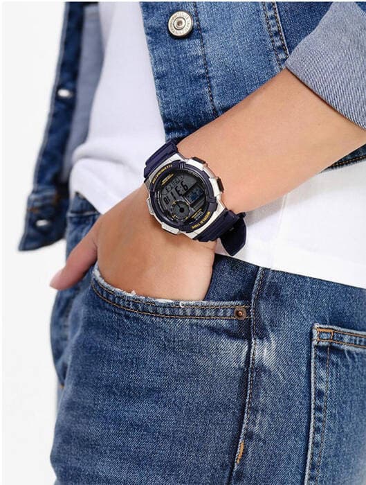 Herrklocka CASIO AE-1000W 2AV (zd073e) - Världstid + med låda