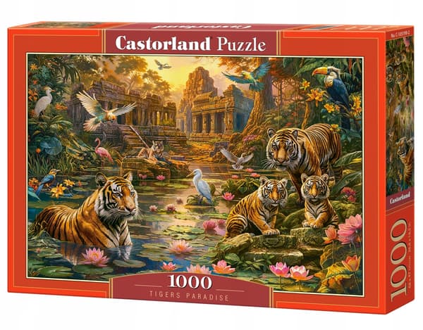 Pussel 1000 bitar C-105199 Tigers Paradise