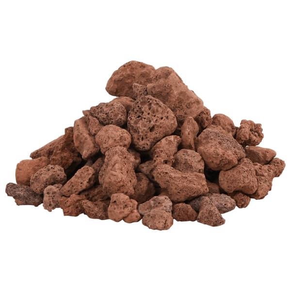 vidaXL Vulkansten, 25 kg, Röd, 1-2 cm