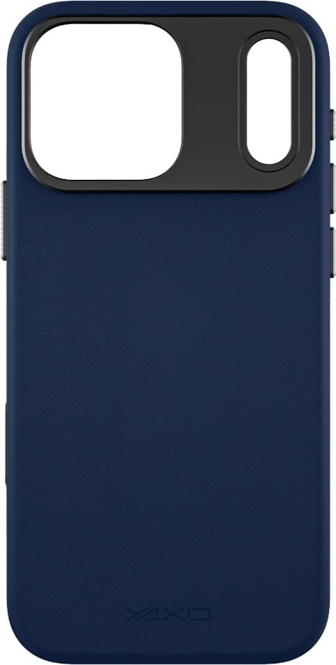 Yaxo Läderfodral Gear Slim till Apple iPhone 17 Pro Max Mörkblå (YMALGSLCI17PM01DB)