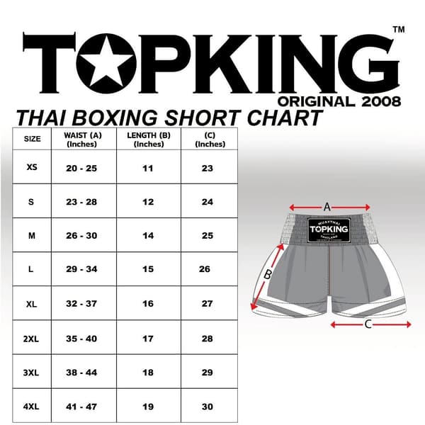 Muay Thai Top King X Puck Bokseshorts Blå S