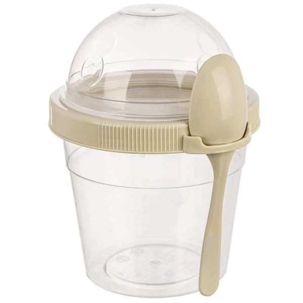 Yoghurtkopp med sked lunchlåda 400 ml 2 st