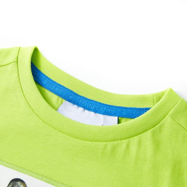Lasten lyhythihainen T-paita, lime, 116