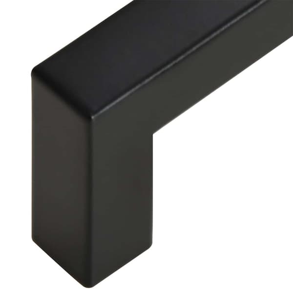 vidaXL skabsgreb 10 stk. sort 96 mm rustfrit stål