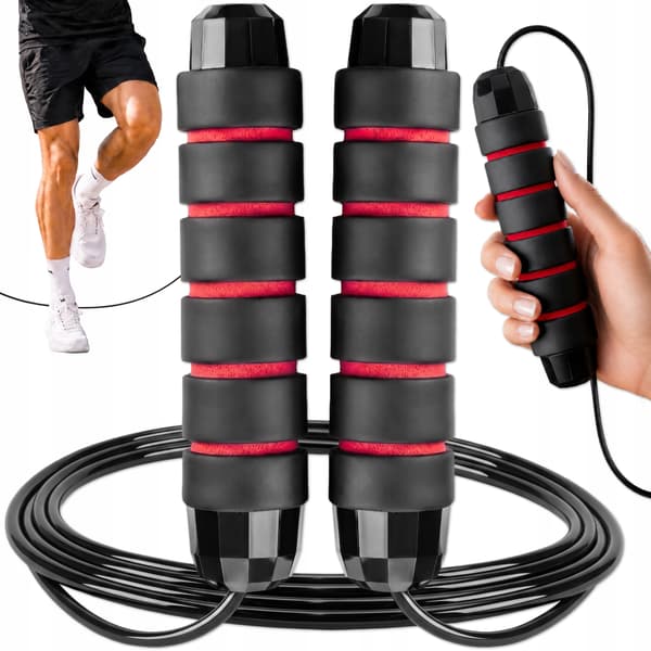 Professionelt sjippetov med justerbare lejer til fitnesstræning