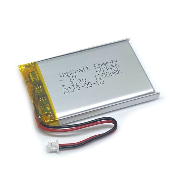 Lithiumpolymerbatteri 1200mAh 3,7V IN603450